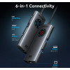 Vention Docking Station Type-C - 8K, Led Display - HDMI, Usb 3.0 x 2, USB-C 3.2 Gen 1, PD100W, Lan (1Gbps) - (TQZHB)