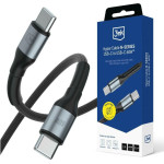 3MK Accessories - Hyper Cable N-Series C To C 3m Pd 3.0 Qc 3.0 20V/3A 60W Black