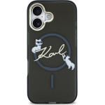 Karl Lagerfeld Case Iml Choupettes Karl Script Logo Magsafe For Iphone Air Black - (KLHMP17M5HKSCAK)
