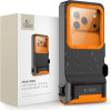 Tech-Protect IPX8 Pro Universal Diving Waterproof Case BLACK/ORANGE