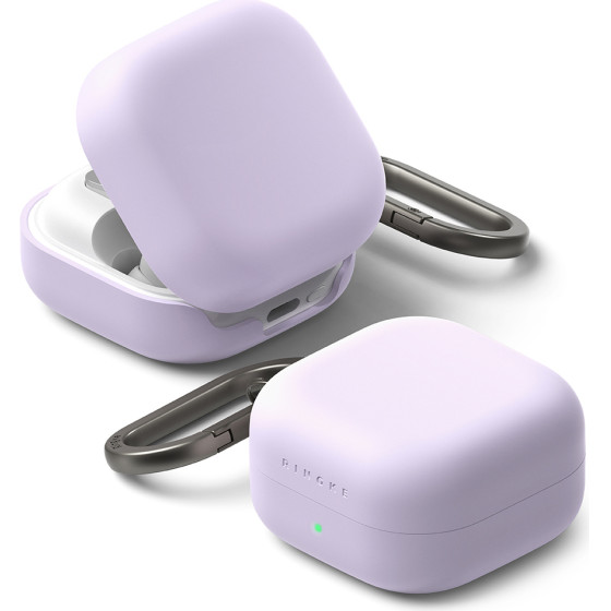 Ringke - Silicone - Samsung Galaxy Buds 4 Pro - Light Purple
