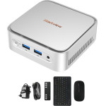 BlackView Mini Pc Set 4-Core Amd Ryzen 5 3500U (16GB+512GB) WIN11 Pro Silver - (MP50-RYZEN5-16512-S-SET)