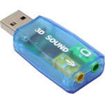 Gembird Usb Sound Card VIRTUS2 Light Blue - (SC-USB-02)