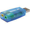 Gembird Usb Sound Card VIRTUS2 Light Blue - (SC-USB-02)