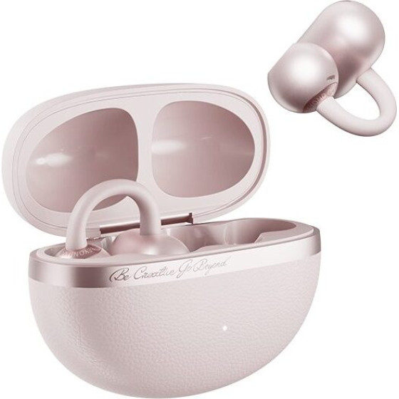 QCY Crossky C50 Pink (CT06) Open Ear Earclip, Bt 6.0, IPX5 waterproof, 35h - (QCY-CT06 Pink)