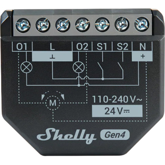 Shelly 2PM Gen4 Zigbee/Matter - (2PMGen4)
