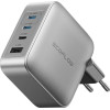 EcoFlow ��������� ������� Rapid Pro 140W, 3xUSB-C, 1xUSB-A, Gan - (EFA-140W-GAN-CHARGER)