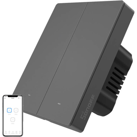 Sonoff ������� ���������� ��������� WiFi (2 ��������, ��� �������, ��������) - (M5-2C-80)