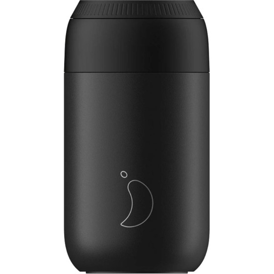Chilly's ������ ������ Series 2 Coffee Cup Abyss Black 340ML - (22120)
