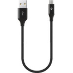 ttec AlumiCable 65W Type-C - Type-C Fast Charge Cable Space Grey 30cm - (2DK50UG)