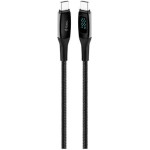 ttec AlumiCable LCD Type-C to Type-C 100W Fast Charge Cable Black150cm - (2DK57S)