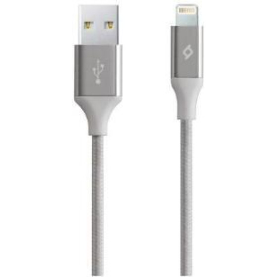 ttec AlumiCable Lightning Charge/Sync Cable Silver - (2DK16G)