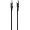 ttec AlumiCable Transparan Type-C to Type-C 60W Fast Charge Cable Black120cm - (2DK58S)