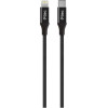 ttec AlumiCable Type C - Lightning Fast Charging Cable 150cm Black - (2DK41S)