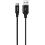 ttec AlumiCable Type C 2.0 Charge/Data CableBlack - (2DK18S)