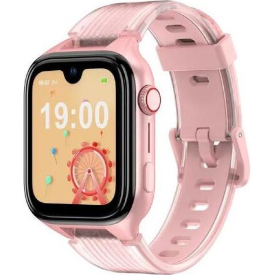 ttec Kidi Pro Amoled Screen GPS 4G Sim Card Kids SmartwatchBalerina Pink - (2KSW03P)