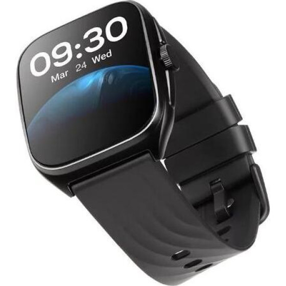 ttec Tempus Pro 47mm Amoled Screen Curved Rectangular Aluminium Case SmartwatchBlack - (2SW07S)