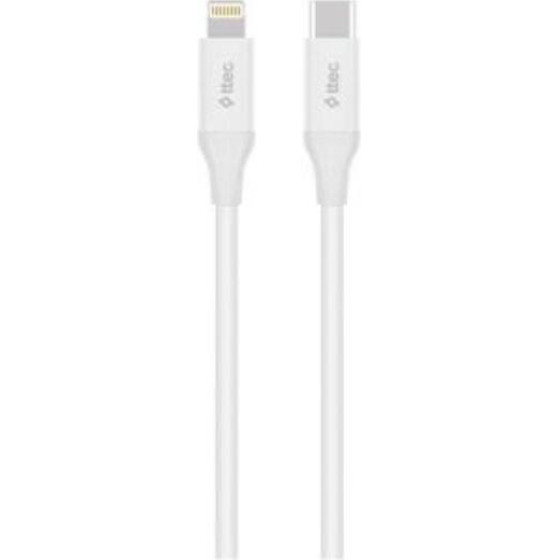 ttec Type-C - Lightning Fast Charging Cable 150cm White - (2DK40B)