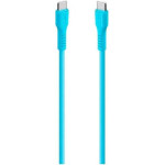 ttec Type-C to Type-C 60W Fast Charge Cable Neon Blue 120cm - (2DK59NM)