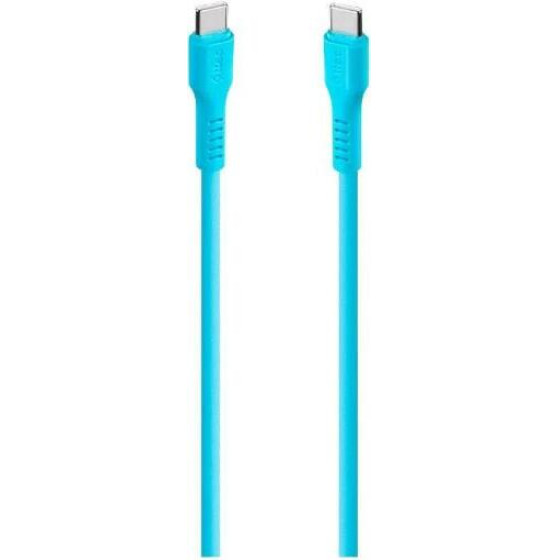 ttec Type-C to Type-C 60W Fast Charge Cable Neon Blue 120cm - (2DK59NM)