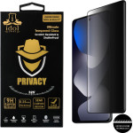 Idol 1991 Tempered Glass Xiaomi Redmi Note 15 4G 6.77'' 9H 0.25mm Privacy Antispy Semi Curved Full Glue BLACK