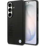 BMW Case Leather Hot Stamp Magsafe For Samsung Galaxy S26 Black - (BMHMS26S25SLLBK)