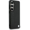 BMW Case Leather Hot Stamp Magsafe For Samsung Galaxy S26 Black - (BMHMS26S25SLLBK)