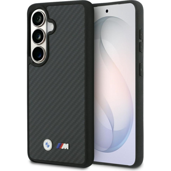 BMW Case M Kevlar Logo Magsafe For Samsung Galaxy S26 Black - (BMHMS26S24CFMMK)