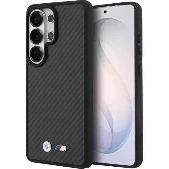 BMW Case M Kevlar Logo Magsafe For Samsung Galaxy S26 Ultra Black - (BMHMS26L24CFMMK)