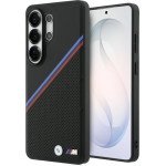 BMW Case Tricolor Metal Logo Magsafe For Samsung Galaxy S26 Ultra Black - (BMHMS26L25PCSPEK)
