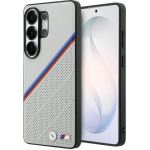 BMW Case Tricolor Metal Logo Magsafe For Samsung Galaxy S26 Ultra Grey - (BMHMS26L25PCSPEG)