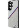 BMW Case Tricolor Metal Logo Magsafe For Samsung Galaxy S26 Ultra Grey - (BMHMS26L25PCSPEG)