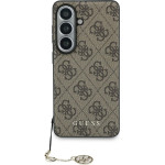 Guess Case 4G Classic Logo Charm Magsafe For Samsung Galaxy S26 Brown - (GUHMS26SGF4GBR)