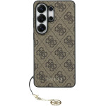 Guess Case 4G Classic Logo Charm Magsafe For Samsung Galaxy S26 Ultra Brown - (GUHMS26LGF4GBR)