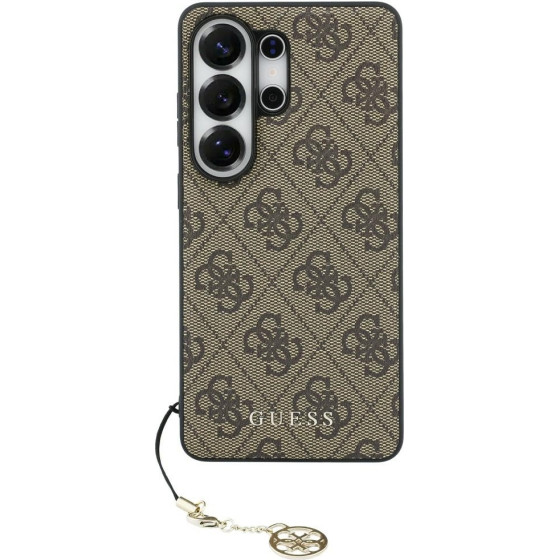 Guess Case 4G Classic Logo Charm Magsafe For Samsung Galaxy S26 Ultra Brown - (GUHMS26LGF4GBR)