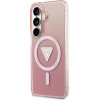Guess Case Iml Gradient Triangle Magsafe For Samsung Galaxy S26 Pink - (GUHMS26SHGTMLCGP)