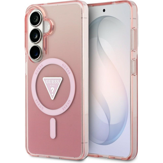 Guess Case Iml Gradient Triangle Magsafe For Samsung Galaxy S26 Pink - (GUHMS26SHGTMLCGP)