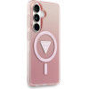 Guess Case Iml Gradient Triangle Magsafe For Samsung Galaxy S26 Pink - (GUHMS26SHGTMLCGP)