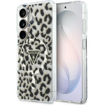 Guess Case Iml Leopard Print Triangle Magsafe For Samsung Galaxy S26 Black - (GUHMS26SHLEGTGLK)
