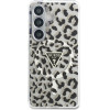 Guess Case Iml Leopard Print Triangle Magsafe For Samsung Galaxy S26 Black - (GUHMS26SHLEGTGLK)