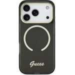 Guess Case Iml Script Metal Magsafe For Iphone 17 Black - (GUHMP17S5HTCSMSK)