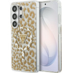 Guess Etui Iml Leopard Print Triangle Magsafe Do Samsung Galaxy S26 Ultra Brazowy - (GUHMS26LHLEGTGLW)