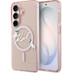 Karl Lagerfeld Case Iml Kc Script Magsafe For Samsung Galaxy S26 Pink - (KLHMS26S5HKSCAP)