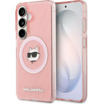 Karl Lagerfeld Case Iml Repeated Choupette Magsafe For Samsung Galaxy S26 Plus Pink - (KLHMS26MHMKBCHOP)