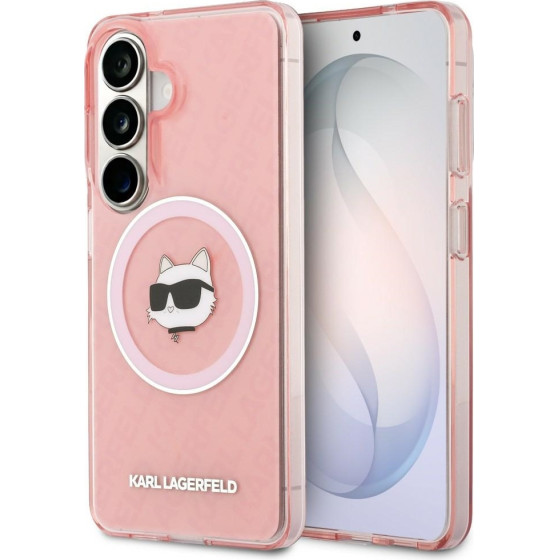 Karl Lagerfeld Case Iml Repeated Choupette Magsafe For Samsung Galaxy S26 Plus Pink - (KLHMS26MHMKBCHOP)