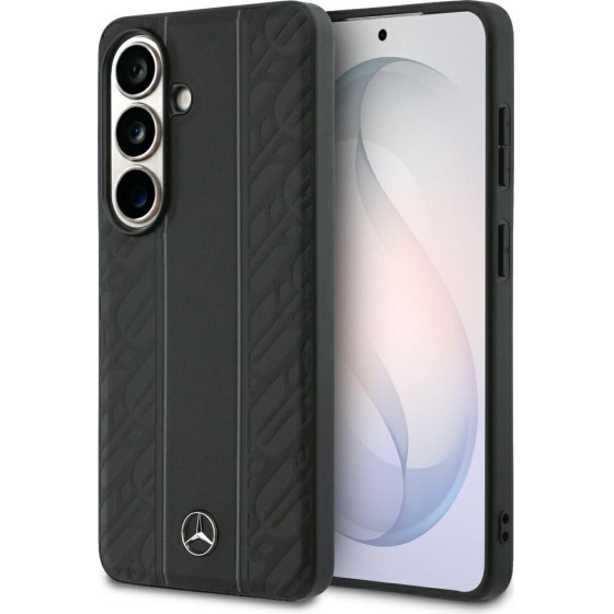 MERCEDES Case Laurel Leaves Vertical Stripes Magsafe For Samsung Galaxy S26 Black - (MEHMS26S25RLDLKH)