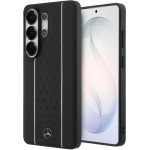MERCEDES Case Laurel Leaves Vertical Stripes Magsafe For Samsung Galaxy S26 Ultra Black & White - (MEHMS26L25RPSLKH)