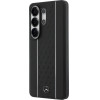 MERCEDES Case Laurel Leaves Vertical Stripes Magsafe For Samsung Galaxy S26 Ultra Black & White - (MEHMS26L25RPSLKH)