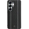 MERCEDES Case Laurel Leaves Vertical Stripes Magsafe For Samsung Galaxy S26 Ultra Black & White - (MEHMS26L25RPSLKH)