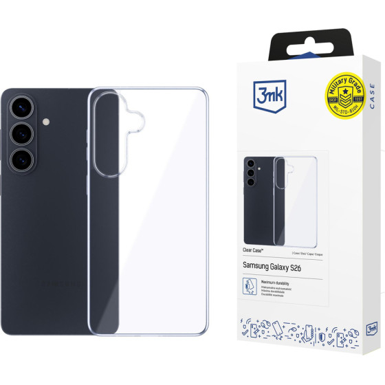 3MK Protection 3MK Clear Case For Samsung Galaxy S26 - Transparent - (W-3CleCase-SGS26-0)